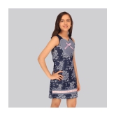 Cutecumber - Blue Denim Girls Shift Dress ( Pack of 1 ) - None