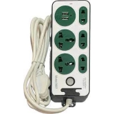 10Amp Extension Board Dual Usb Charger With Universal 2 Pin & 3 Pin Sockets 3 ft wire with with 3 Pin Plug