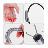 Jetudoo Drain Pipe Cleaning Spring ,Hair Catching Wire Steel Drain Cleaner