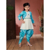 Aarika Off White Cotton Blend Girls Top & Dhoti Set ( Pack of 1 ) - None