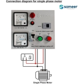 Sameer 1 HP. Single Phase Submersible Panel. Water Pump Starter