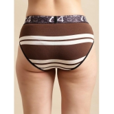 IC4 - Brown Hipsters Modal Striped Women's Hipster ( Pack of 1 ) - None