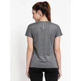 Uzarus Grey Polyester Tees - Single - None