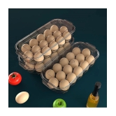 SHARUJA EggSafe Elite 16 Acrylic Transparent Egg Container ( Set of 1 ) - Transparent