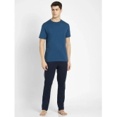 Jockey 2714 Mens Super Combed Cotton Rich Solid Round Neck T-Shirt - Seaport Teal - None