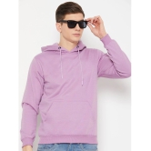 UBX Cotton Blend Hooded Mens Sweatshirt - Lavender ( Pack of 1 ) - None