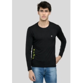 LEEBONEE - Black Cotton Blend Regular Fit Men's T-Shirt ( Pack of 1 ) - None