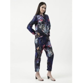 Pannkh Womens Floral Digital Printed Loungewear Shirt With Pant Set - None