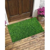 Revexo - Anti-skid Plastic Door Mat ( 40 X 60 cm ) Single - Green - Green