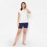 Plain Knitted Shorts For Women - Astral Aura Astral Aura 2XL