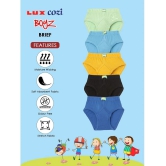 Lux Cozi - Multicolor Cotton Boys Briefs ( Pack of 9 ) - None