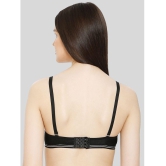 ILRASO - Black Cotton Blend Lightly Padded Women's Plunge Bra ( Pack of 1 ) - None