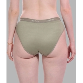 Madam Olive Cotton Lycra Solid Womens Hipster ( Pack of 1 ) - None