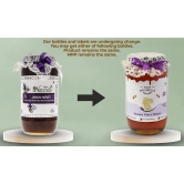 Farm Naturelle: Jamun Flower Honey, Wild Forest Honey |1450g and a Wooden Spoon |100% Pure Honey, Raw Natural Un-Processed - Un-Heated Honey | Lab Tested in Glass Bottle.