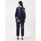 Pannkh Womens Floral Digital Printed Loungewear Shirt With Pant Set - None