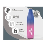 Milton Prudent 500 Thermosteel 24 Hours Hot and Cold Water Bottle, 510 ml, Pink Blue - Pink Blue