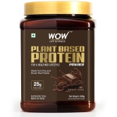 WOW Life Science Plant Protein Powder - Made From Pea & Brown Rice Protein -chocolate Flavour