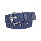 Zacharias - Blue Canvas Mens Casual Belt ( Pack of 1 ) - None