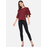 ALL WAYS YOU Women Top Crepe fabric  Red XS