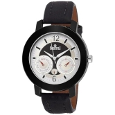 Swisstyle Black Leather Analog Mens Watch