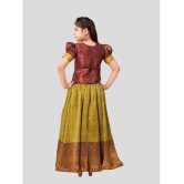 Aarika Maroon Brocade Girls Lehenga Choli Set ( Pack of 1 ) - None