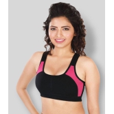 Dermawear Multi Color Poly Cotton Color Blocking Sports Bra - XL