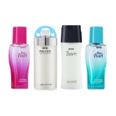 Riya Pink Pearl & Melody Green & Bawri & Blue Pearl Eau De Parfum (EDP) For Women 120 ( Pack of 4 )