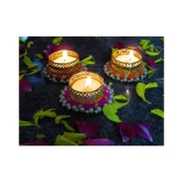 thriftkart Set of 6 Tealight Holder LED T-lite Assorted - Pack of 6