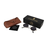 Creature - Gold Round Sunglasses ( Pack of 1 ) - Medium