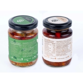 Ta Foods Pickles | Mango Avakaya & Garlic Pickle | 150g [Pack of 2] Combo Made with Cold Pressed Oil | Homemade | Traditional Indian Taste | Natural