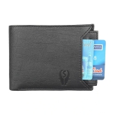 samtroh - PU BLACK Mens Regular Wallet ( Pack of 1 ) - Black