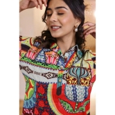 Label Flavia Multi Color Printed Pant Top Set - None