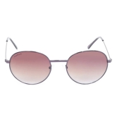 Silver Round Unisex Sunglasses (M158BR1|57)