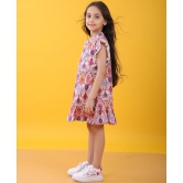 IKKAT RUFFLE SUMMER DRESS - PINK-9-10 YEARS / 1N / PINK