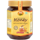 ANP BEE 100% Pure NMR Tested Honey Raw Natural Honey 1 kg Pack of 2