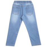 Boys Blue Mid Rise Stone Washed Jeans - None