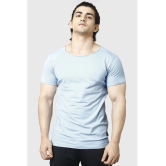 Fuaark Sky Blue Cotton Slim Fit Mens Sports T-Shirt ( Pack of 1 ) - None