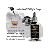 PURE HIMALAY SHILAJIT DROP, VEDA GOLD PURE HIMAYAN SHILAJIT DROP, AYURVEDIC 100% NATURAL SHILAJIT DROP 30ML