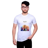 NITYANAND CREATIONS Round Neck White Holi T-Shirt for MEN-HOLI-T-SHIRT-11512-XL