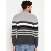 Lycos - Grey Acrylic Men's Pullover Sweater ( Pack of 1 ) - None