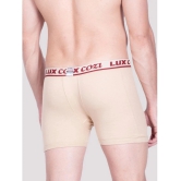 Lux Cozi - Multicolor Cotton Blend Mens Trunks ( Pack of 3 ) - None