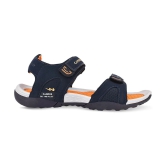 Campus - Navy Mens Floater Sandals - None