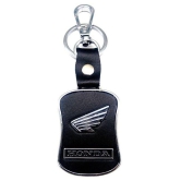 Honda Leather Metal Hook Locking Key Chain