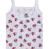 MINNIE & FRIENDS GIRLS VEST DORI NECK SLEEVELESS SOLID ASSORTED Pack Of 4 - None