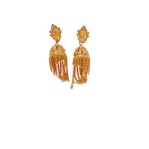 Gold Plated Traditional Chandbali Earrings