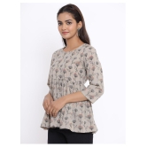 miravan Cotton Regular Tops - Beige - M