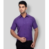 DESHBANDHU DBK - Purple Cotton Regular Fit Mens Formal Shirt (Pack of 1) - None