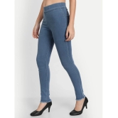 AngelFab - Denim Skinny Fit Blue Womens Jeggings ( Pack of 1 ) - None