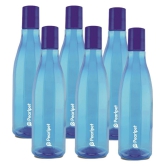 PearlPet - Blue Fridge Water Bottle ( Pack of 6 ) - Blue