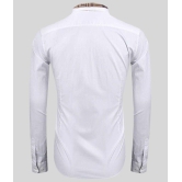 Life Roads - White Cotton Slim Fit Men's Casual Shirt ( Pack of 1 ) - None